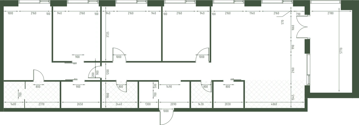 Планировка: 3-комнатная, 141,1 м²