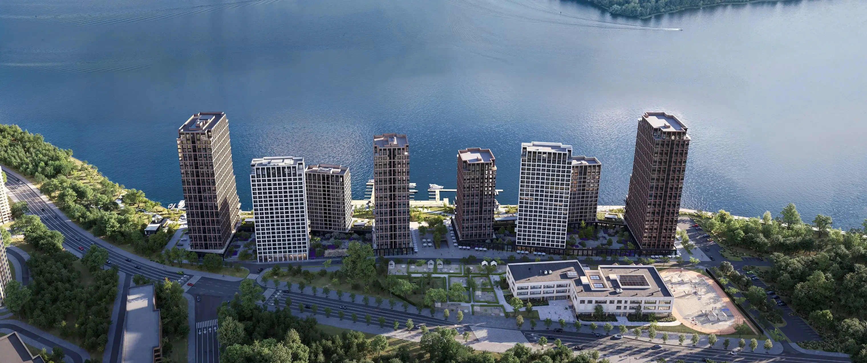 Генплан Портленда: восемь корпусов на берегу Москвы-реки