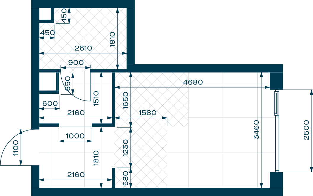 Планировка: Студия, 29,8 м²