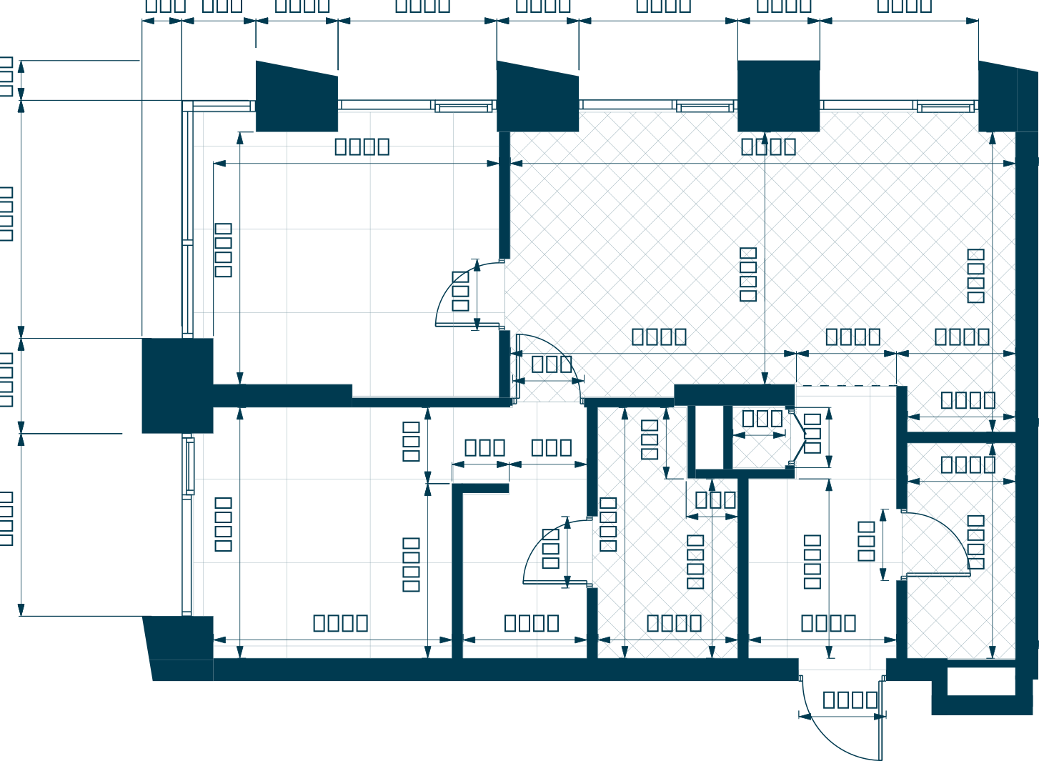 Планировка: 2-комнатная, 65,5 м²
